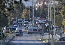 Türkiyədə TUSAŞ-da törədilmiş terror aktı qurbanlarının xatirəsi anılıb Türkiyədə TUSAŞ-da törədilmiş terror aktı qurbanlarının xatirəsi anılıb