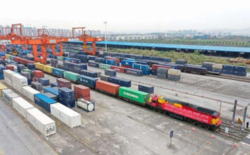 Çindən yeni marşrut üzrə Azərbaycana multimodal yük daşımalarına start verilib yük daşıma