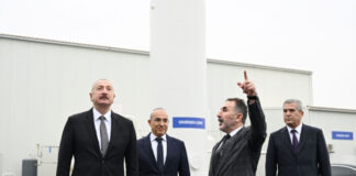 Prezident İlham Əliyev “AZWOOL” mineral daş yunu zavodunun açılışında iştirak edib Prezident İlham Əliyev “AZWOOL” mineral daş yunu zavodunun açılışında iştirak edib