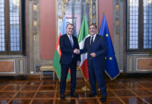 Ceyhun Bayramov İtaliya Senatının sədri ilə görüşüb Xarici işlər naziri Ceyhun Bayramov İtaliya Respublikasına rəsmi səfəri çərçivəsində İtaliya Senatının sədri İqnasio La Russa ilə görüşüb