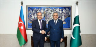 Azərbaycanın iqtisadiyyat naziri Pakistana səfər edib İqtisadiyyat naziri Mikayıl Cabbarovun rəhbərlik etdiyi Azərbaycan nümayəndə heyəti Pakistan İslam Respublikasına səfər edib