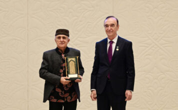 Prezident İlham Əliyev Daşkənddə “Gələcəyin İrsi” Beynəlxalq Mükafatının təqdimat mərasimində iştirak edib "Gələcəyin İrsi" Beynəlxalq Mükafatının təntənəli təqdimat mərasimi