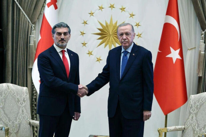 Türkiyə Prezidenti Rəcəb Tayyib Ərdoğan Gürcüstan Prezidenti Mixeil Kavelaşvili Türkiyə Prezidenti Rəcəb Tayyib Ərdoğan Gürcüstan Prezidenti Mixeil Kavelaşvili