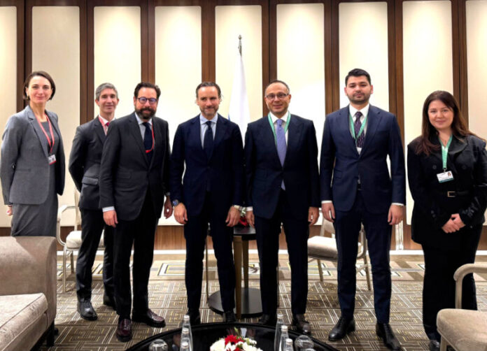 Türk Dövlətləri Parlament Assambleyasının (TÜRKPA) Baş katibi Ramil Həsən ATƏT Parlament Assambleyasının (ATƏT PA) Baş katibi Roberto Montella ilə görüşüb