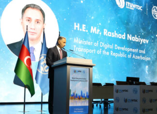 Bakıda Ümumdünya Telekommunikasiya İnkişafı Konfransı keçirilir rəqəmsal inkişaf və nəqliyyat naziri Rəşad Nəbiyev