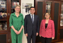 Azərbaycan və Avropa İttifaqı arasında siyasi, iqtisadi əməkdaşlıq məsələləri müzakirə olunub Niderland Krallığının ölkəmizdəki səfiri Marian de Yonq noyabrın 26-da Azərbaycan Prezidentinin köməkçisi – Prezident Administrasiyasının Xarici siyasət məsələləri şöbəsinin müdiri Hikmət Hacıyev ilə görüşüb