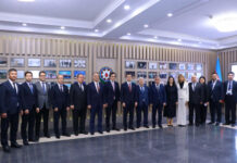 Türk Ədliyyə Təlim Şəbəkəsinə üzv ölkələrin nümayəndələri ilə Baş Prokurorluqda görüş keçirilib Türk Ədliyyə Təlim Şəbəkəsinə üzv ölkələrin nümayəndələri ilə Baş Prokurorluqda görüş keçirilib