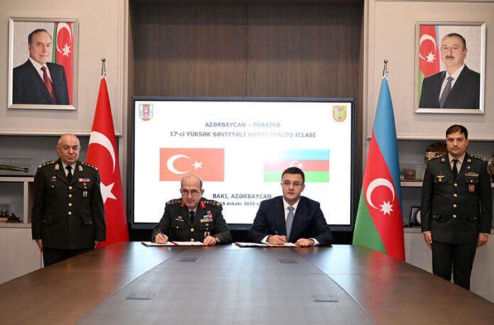 17-ci Azərbaycan-Türkiyə Yüksək Səviyyəli Hərbi Dialoq İclası yekunlaşıb
