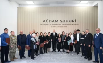 İlham Əliyev Ağdamda 2-ci yaşayış kompleksinin açılışında iştirak edib İlham Əliyev Ağdamda 2-ci yaşayış kompleksinin açılışında iştirak edib