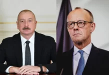 Fridrix Merts və İlham Əliyev bir-birini qarşılıqlı səfərə dəvət ediblər Azərbaycan Prezidenti İlham Əliyev və Almaniyanın Kansleri Fridrix Merts