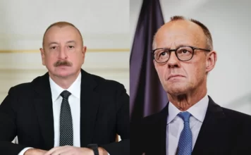 Fridrix Merts və İlham Əliyev bir-birini qarşılıqlı səfərə dəvət ediblər Azərbaycan Prezidenti İlham Əliyev və Almaniyanın Kansleri Fridrix Merts