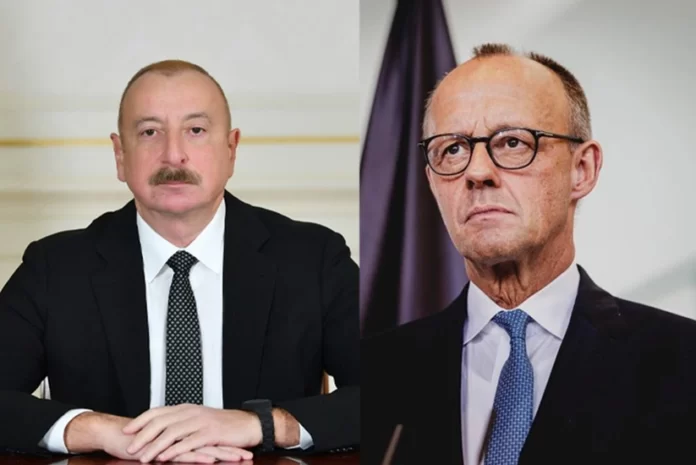 Azərbaycan Prezidenti İlham Əliyev və Almaniyanın Kansleri Fridrix Merts Azərbaycan Prezidenti İlham Əliyev və Almaniyanın Kansleri Fridrix Merts