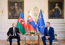 Azərbaycan Prezidenti İlham Əliyevin Slovakiya Prezidenti ilə təkbətək görüşü olub Dekabrın 8-də Bratislavada Azərbaycan Respublikasının Prezidenti İlham Əliyevin Slovakiya Respublikasının Prezidenti Peter Pelleqrini ilə təkbətək görüşü olub