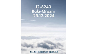 Birinci vitse-prezident Mehriban Əliyeva AZAL təyyarəsinin qəzaya uğramasının ildönümü ilə bağlı paylaşım edib Birinci vitse-prezident Mehriban Əliyeva AZAL təyyarəsinin qəzaya uğramasının ildönümü ilə bağlı paylaşım edib