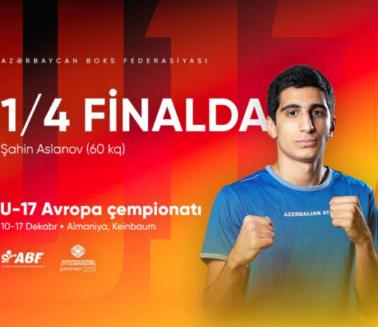Avropa çempionatı: Azərbaycanın daha 4 boksçusu 1/4 finala yüksəlib Şahin Aslanov
