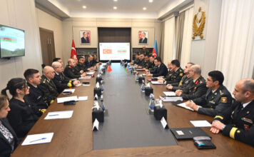 Bakıda 17-ci Azərbaycan-Türkiyə Yüksək Səviyyəli Hərbi Dialoq İclası keçirilir Bakıda 17-ci Azərbaycan-Türkiyə Yüksək Səviyyəli Hərbi Dialoq İclası keçirilir