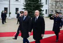 Prezident İlham Əliyevin Bratislavada rəsmi qarşılanma mərasimi olub Prezident İlham Əliyevin Bratislavada rəsmi qarşılanma mərasimi olub