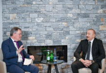 Prezident İlham Əliyev Davosda “Vitol” şirkətinin baş icraçı direktoru ilə görüşüb Azərbaycan Respublikasının Prezidenti İlham Əliyev yanvarın 21-də Davosda “Vitol” şirkətinin baş icraçı direktoru Rassel Hardi ilə görüşüb