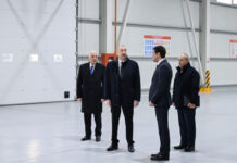 Sumqayıt Sənaye Parkında karton və qutu taralarının istehsalı müəssisəsinin açılışı olub Sumqayıt Sənaye Parkında karton və qutu taralarının istehsalı müəssisəsinin açılışı olub