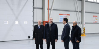 Sumqayıt Sənaye Parkında karton və qutu taralarının istehsalı müəssisəsinin açılışı olub Sumqayıt Sənaye Parkında karton və qutu taralarının istehsalı müəssisəsinin açılışı olub