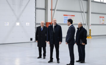 Sumqayıt Sənaye Parkında karton və qutu taralarının istehsalı müəssisəsinin açılışı olub Sumqayıt Sənaye Parkında karton və qutu taralarının istehsalı müəssisəsinin açılışı olub