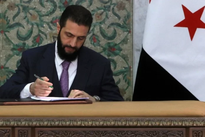 Suriya Ərəb Respublikasının keçid dövrü Prezidenti Əhməd Əl Şaraa Suriya Ərəb Respublikasının keçid dövrü Prezidenti Əhməd Əl Şaraa