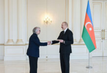 Prezident İlham Əliyev Avstraliyanın Azərbaycanda yeni təyin olunmuş səfirinin etimadnaməsini qəbul edib Azərbaycan Respublikasının Prezidenti İlham Əliyev yanvarın 30-da Avstraliya İttifaqının ölkəmizdə yeni təyin olunmuş fövqəladə və səlahiyyətli səfiri Salli-Ann Vinsenti qəbul edib