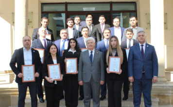 Auditorların andiçmə mərasimi keçirilib Auditorların andiçmə mərasimi keçirilib