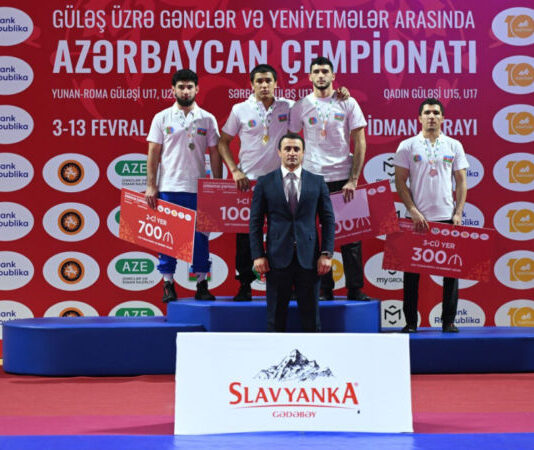 Güləş üzrə U-20 Azərbaycan çempionatı başa çatıb Güləş üzrə U-20 Azərbaycan çempionatı başa çatıb