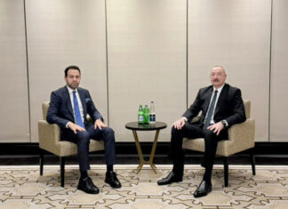 Prezident İlham Əliyevin Əbu-Dabidə Müsəlman Ağsaqqalları Şurasının baş katibi ilə görüşü olub Azərbaycan Respublikasının Prezidenti İlham Əliyevin Əbu-Dabi şəhərində Müsəlman Ağsaqqalları Şurasının baş katibi Məhəmməd Əbdülsalam ilə görüşü