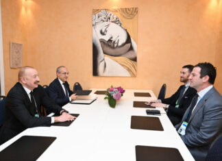 Prezident İlham Əliyev Münxendə “The Goldman Sachs Group Inc.” şirkətinin qlobal məsələlər üzrə prezidenti ilə görüşüb Azərbaycan Respublikasının Prezidenti İlham Əliyev fevralın 14-də Münxendə “The Goldman Sachs Group Inc.” şirkətinin qlobal məsələlər üzrə prezidenti Cared Kohen ilə görüşüb