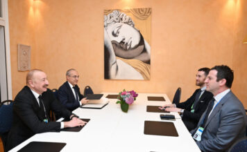 Prezident İlham Əliyev Münxendə “The Goldman Sachs Group Inc.” şirkətinin qlobal məsələlər üzrə prezidenti ilə görüşüb Azərbaycan Respublikasının Prezidenti İlham Əliyev fevralın 14-də Münxendə “The Goldman Sachs Group Inc.” şirkətinin qlobal məsələlər üzrə prezidenti Cared Kohen ilə görüşüb