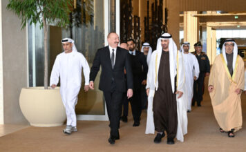 Prezident İlham Əliyev Birləşmiş Ərəb Əmirliklərinə səfərə gəlib Azərbaycan Respublikasının Prezidenti İlham Əliyev və Birləşmiş Ərəb Əmirliklərinin Prezidenti Şeyx Məhəmməd bin Zayed Al Nəhyan