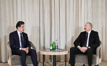 Prezident İlham Əliyev Münxendə İraq Kürdüstan Regionunun başçısı ilə görüşüb Azərbaycan Respublikasının Prezidenti İlham Əliyev fevralın 13-də Münxendə İraq Kürdüstan Regionunun başçısı Neçirvan Bərzani ilə görüşüb