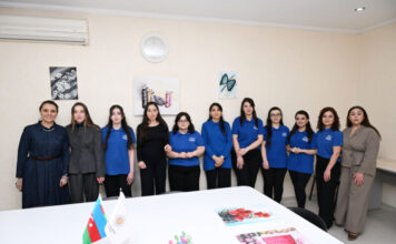 Leyla Əliyeva və Alena Əliyeva Gəncə Autizm Mərkəzi ilə tanış olublar Leyla Əliyeva və Alena Əliyeva Gəncə Autizm Mərkəzi ilə tanış olublar