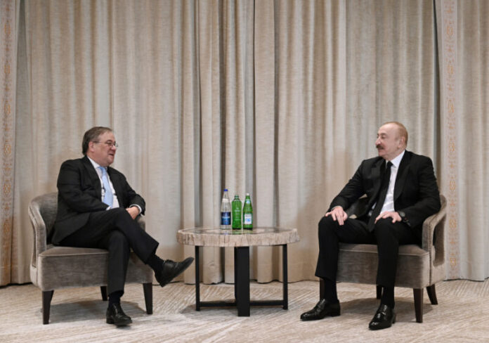 Azərbaycan Respublikasının Prezidenti İlham Əliyev fevralın 14-də Münxendə Bundestaqın xarici siyasət komitəsinin sədri Armin Laşetlə görüşüb