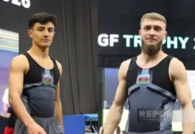 Dünya Kuboku: Mixail Malkin qızıl, Tofiq Əliyev gümüş medal qazanıb Azərbaycan gimnastları Mixail Malkin və Tofiq Əliyev