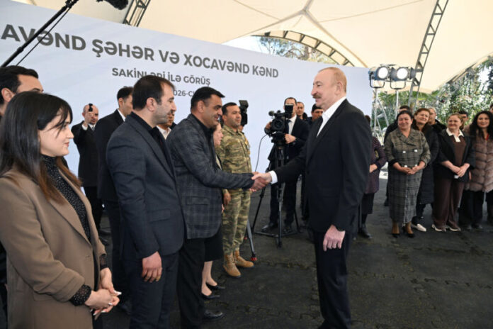 Prezident İlham Əliyev Xocavənd şəhər və Xocavənd kənd sakinləri ilə görüşüb Prezident İlham Əliyev Xocavənd şəhər və Xocavənd kənd sakinləri ilə görüşüb