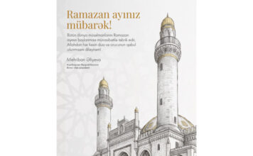 Birinci vitse-prezident Mehriban Əliyeva Ramazan ayı münasibətilə paylaşım edib Ramazan ayı