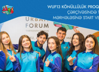 WUF13 Könüllülük Proqramı çərçivəsində təlimlər başlayır WUF13 Könüllülük Proqramı çərçivəsində təlimlər başlayır