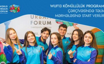 WUF13 Könüllülük Proqramı çərçivəsində təlimlər başlayır WUF13 Könüllülük Proqramı çərçivəsində təlimlər başlayır
