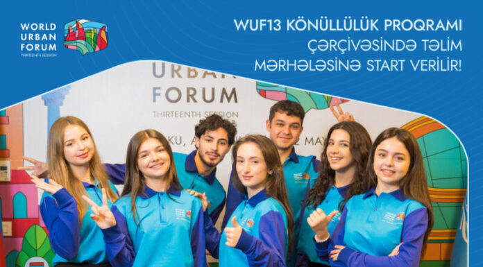 WUF13 Könüllülük Proqramı çərçivəsində təlimlər başlayır