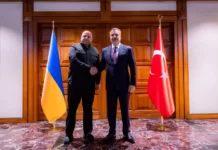 Fidan və Umerov arasında Ankarada görüş olub Türkiyə xarici işlər naziri Hakan Fidan Ankarada Ukraynanın Milli Təhlükəsizlik və Müdafiə Şurasının katibi Rüstəm Umerovla görüşüb