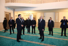 Əlaqələndirmə Qərargahının üzvləri Hadrut məscidini ziyarət ediblər Əlaqələndirmə Qərargahının üzvləri Hadrut məscidini ziyarət ediblər
