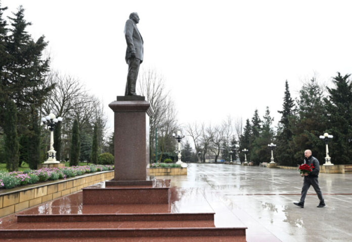 Prezident İlham Əliyev Şamaxı rayonuna səfər edib