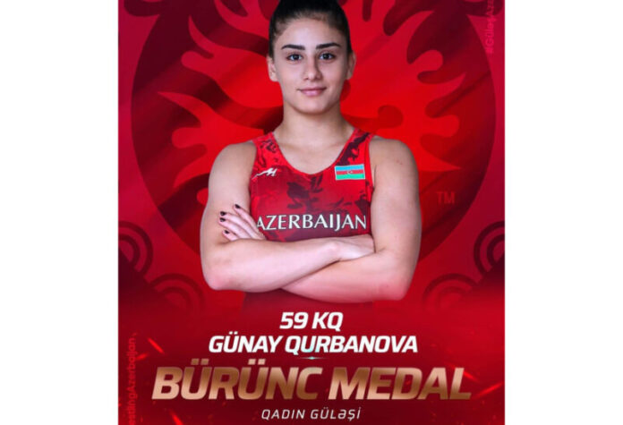 Azərbaycan güləşçisi Günay Qurbanova