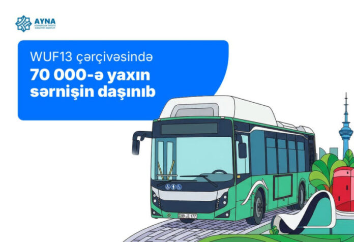 WUF13 çərçivəsində 70 minə yaxın sərnişin daşınıb WUF13 çərçivəsində 70 minə yaxın sərnişin daşınıb