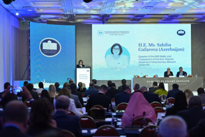 Sahibə Qafarova: Parlament diplomatiyası fikir ayrılıqları olduğu hallarda da konstruktiv əməkdaşlıq üçün platforma təqdim etməlidir Sahibə Qafarova: Parlament diplomatiyası fikir ayrılıqları olduğu hallarda da konstruktiv əməkdaşlıq üçün platforma təqdim etməlidir