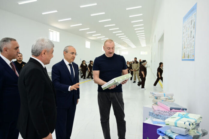 Xocalı şəhərində “Qarabağ Tekstil Evi” MMC istifadəyə verilib Xocalı şəhərində “Qarabağ Tekstil Evi” MMC istifadəyə verilib