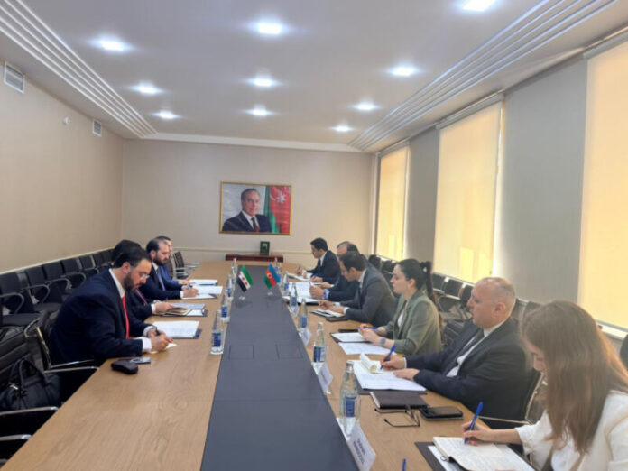 Azərbaycan ilə Suriya arasında ilk konsulluq məsləhətləşmələri aparılıb